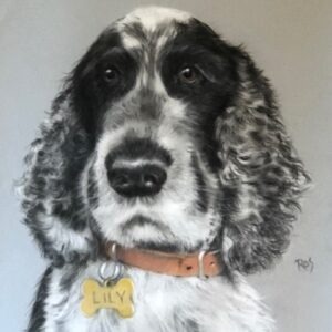 "Lily" Greetings card