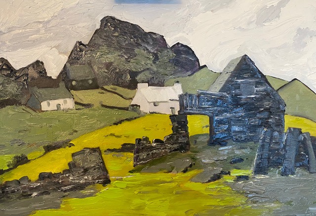 "Welsh Landscape" Greetings card