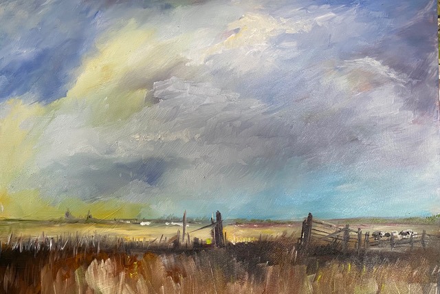 "The Marsh Gate" Greetings card
