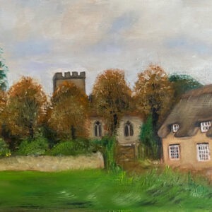 "Autumnal Alderton" Greetings card