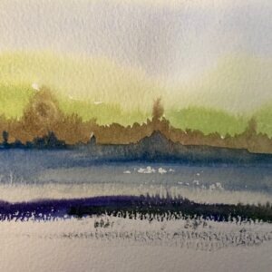 "Early Morning" Greetings Card (Square)
