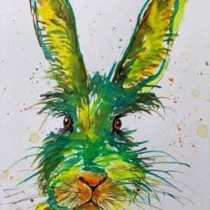 "Easter Hare" Greetings card