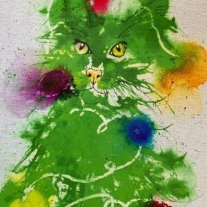"Fairy Lights" Christmas card