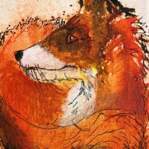 "Foxy" Greetings card