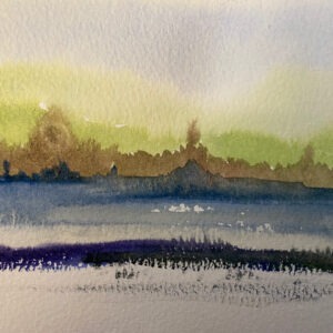 "Early Morning" Greetings card