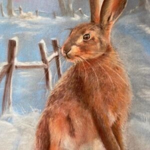 "Winter Hare" Christmas card