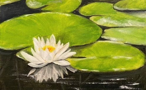 "Waterlily" Greetings card